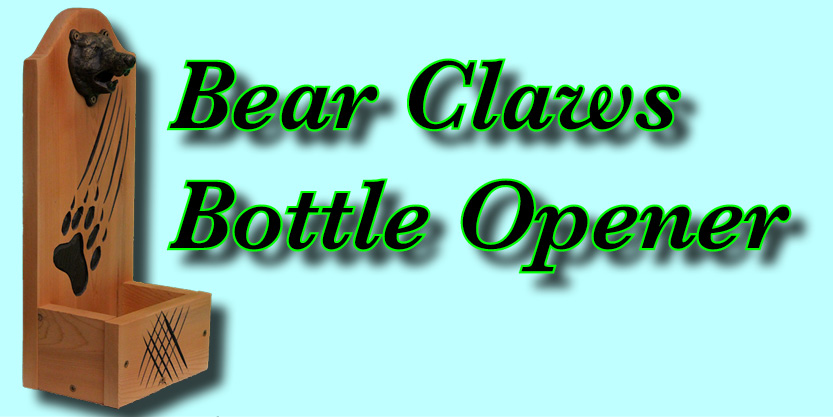 Bear Claw Craft beer bottle opener, perfect for a breweries near me